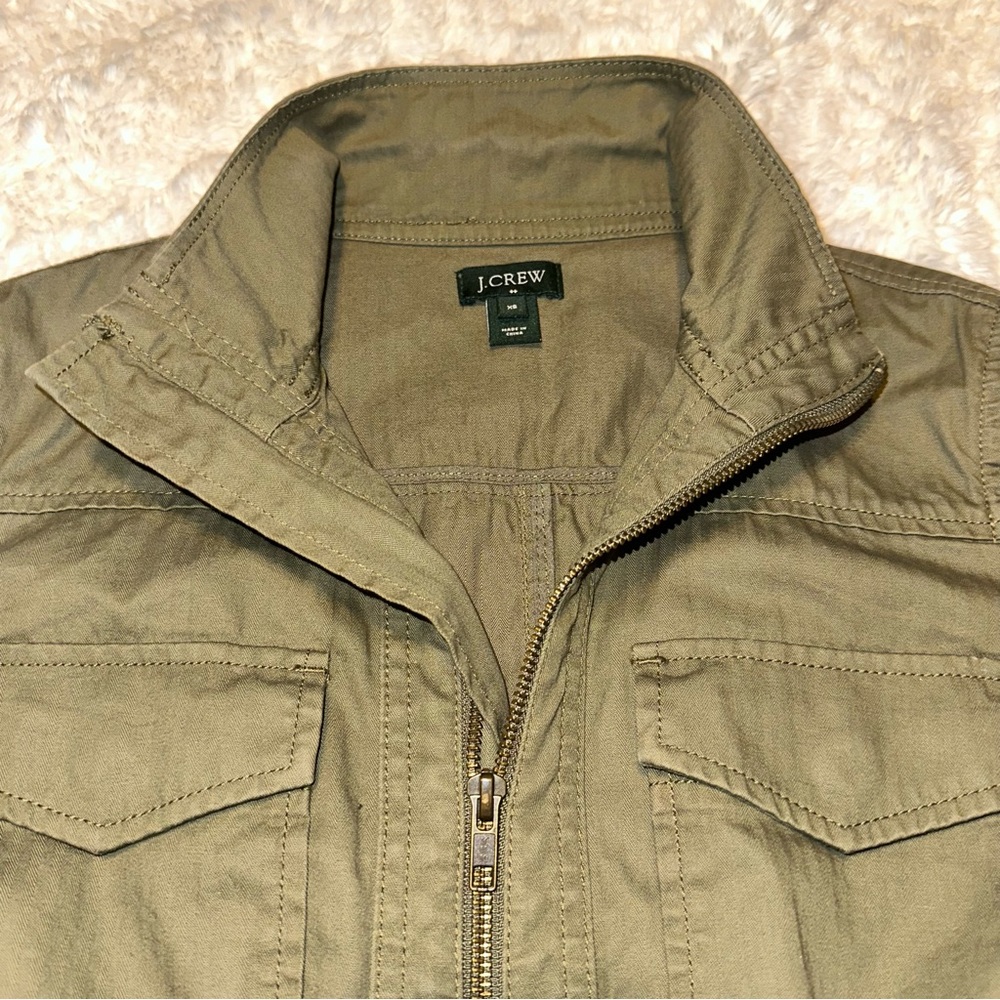 Olive Utility Jacket - Picture 2 of 10